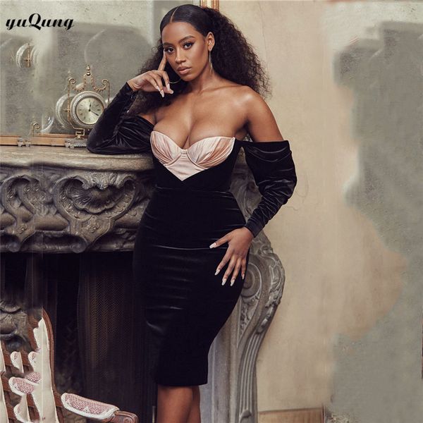 yuqung women long sleeve off shoulder dress autumn ruched strapless female slash neck split sheath bodycon dresses 2019, Black;gray
yuqung women long sleeve off shoulder dress autumn ruched strapless female slash neck split sheath bodycon dresses 2019, Black;gray