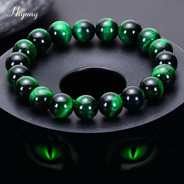 hiyong green tiger eye bracelet natural stone energy healing beads bracelets tiger eye beaded bangle for men women 6/8/10mm, Black
hiyong green tiger eye bracelet natural stone energy healing beads bracelets tiger eye beaded bangle for men women 6/8/10mm, Black