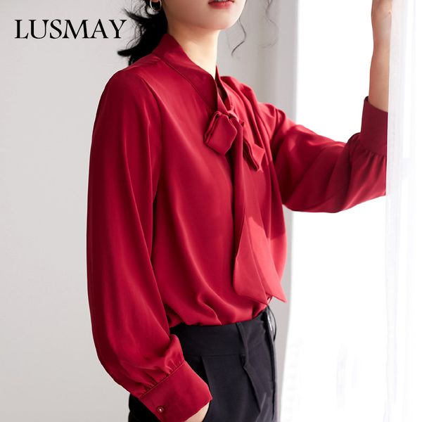 womens v-neck bow shirt long-sleeved casual and blouses chiffon streetwear professional temperament women wild shirt, White
womens v-neck bow shirt long-sleeved casual and blouses chiffon streetwear professional temperament women wild shirt, White