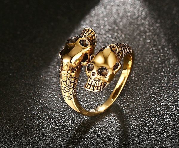 adjustable vintage punk skull ring men chunky copper alloy biker rock rap embrace skeleton head ring gothic jewelry, Silver
adjustable vintage punk skull ring men chunky copper alloy biker rock rap embrace skeleton head ring gothic jewelry, Silver