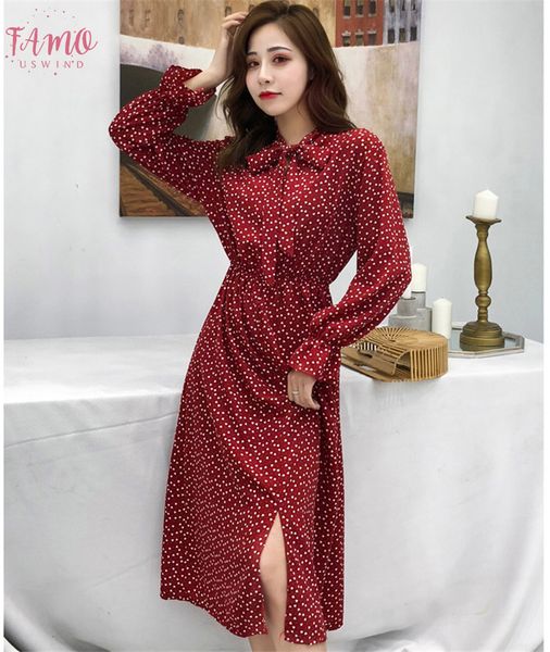 women print chiffon dress casual female elastic wasit keen length dress vintage ruffles long sleeve chic button ladies dress, Black;gray
women print chiffon dress casual female elastic wasit keen length dress vintage ruffles long sleeve chic button ladies dress, Black;gray