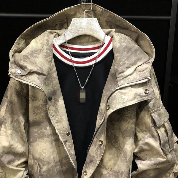 men's jackets mens spring camouflage long jacket fashion loose hooded tactical windbreaker male streetwear hip hop zipper coats s-2xl, Black;brown
men's jackets mens spring camouflage long jacket fashion loose hooded tactical windbreaker male streetwear hip hop zipper coats s-2xl, Black;brown