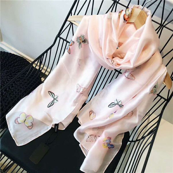 2019 spring and summer new fashion luxury women's silk scarf butterfly print shawls in europe and the united states style selling like, Blue;gray
2019 spring and summer new fashion luxury women's silk scarf butterfly print shawls in europe and the united states style selling like, Blue;gray