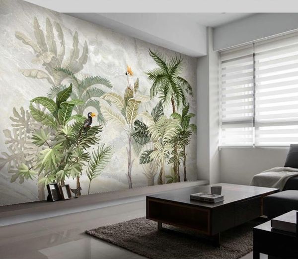 custom wallpaper hd hand painted tropical rainforest landscape marble living room bedroom tv background 3d wallpaper
custom wallpaper hd hand painted tropical rainforest landscape marble living room bedroom tv background 3d wallpaper