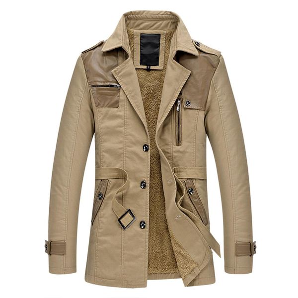 new autumn/winter 2019 men's fashion trend single-breasted button decorated long trench coat, Tan;black
new autumn/winter 2019 men's fashion trend single-breasted button decorated long trench coat, Tan;black