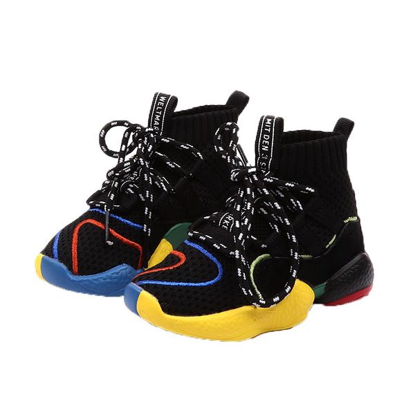 autumn toddler boys girls hot sock sneakers little kid high top knit booties big children fashion school sport shoes size 21-37, Black
autumn toddler boys girls hot sock sneakers little kid high top knit booties big children fashion school sport shoes size 21-37, Black