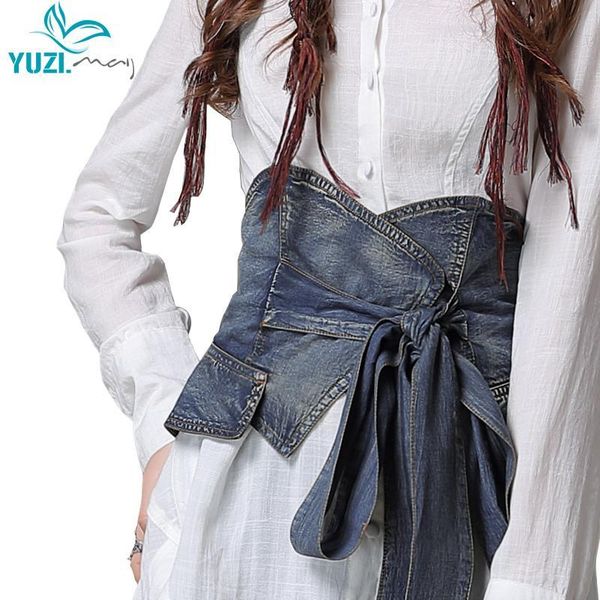 female belts yuzi.may boho new denim belt for women skinny drawstring skin friendly cummerbunds b9256, Black;brown
female belts yuzi.may boho new denim belt for women skinny drawstring skin friendly cummerbunds b9256, Black;brown