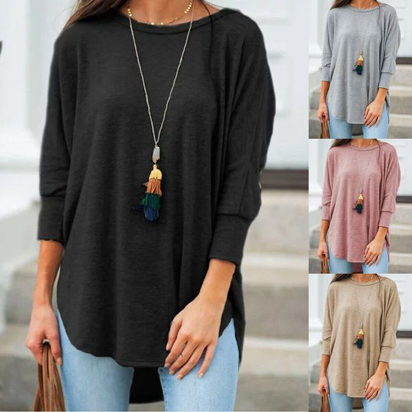 new fashion womens ladies 3/4 sleeve baggy casual irregular t-shirt blouse plus size s-5xl, White
new fashion womens ladies 3/4 sleeve baggy casual irregular t-shirt blouse plus size s-5xl, White