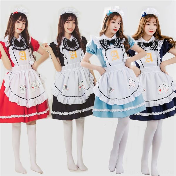 new japanese animation cos clothes alice in wonderland series playing card maid cosplay anime costumes costumes & cosplay clothes, Black
new japanese animation cos clothes alice in wonderland series playing card maid cosplay anime costumes costumes & cosplay clothes, Black