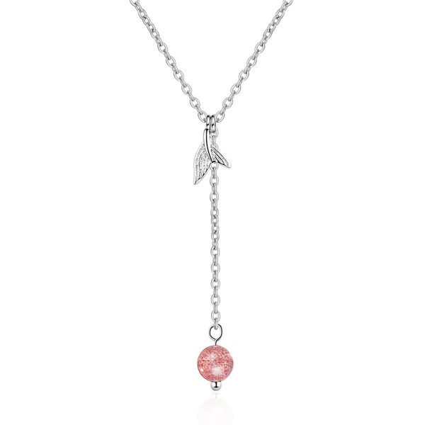 people temperament tassel natural strawberry mermaid fresh fish-tail pink crystal choker necklace japanese and korean-style womens, Silver
people temperament tassel natural strawberry mermaid fresh fish-tail pink crystal choker necklace japanese and korean-style womens, Silver