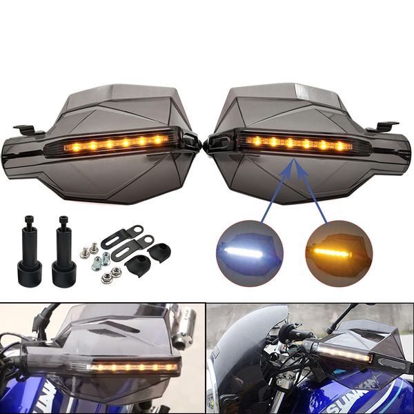universal motorcycle hand guards with led turn signal light protectors for nc750x cb1100 crf1000l africa twin cbf1000
universal motorcycle hand guards with led turn signal light protectors for nc750x cb1100 crf1000l africa twin cbf1000