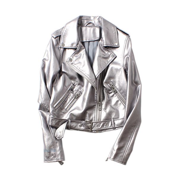 slim fashion women faux leather jacket office lady moto biker pu jackets and coats turn-down collar women overcoat, Black
slim fashion women faux leather jacket office lady moto biker pu jackets and coats turn-down collar women overcoat, Black