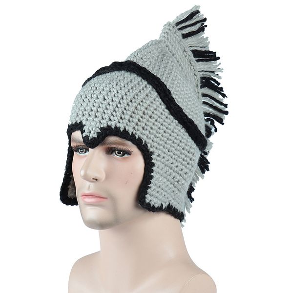 winter handmade funny hats cool red tassel roman knight helmet mask beanies cosplay caps men's women's gag party giftsk18, Blue;gray
winter handmade funny hats cool red tassel roman knight helmet mask beanies cosplay caps men's women's gag party giftsk18, Blue;gray
