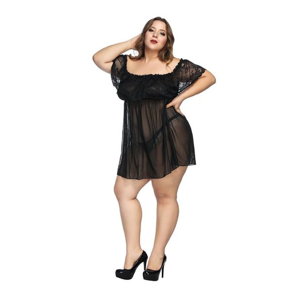 1318 nightdress robes femmes langerie peignoir pyjama femme women's sleepwear underwear perspectiv summer short sleeve capris lace skir, Black;red
1318 nightdress robes femmes langerie peignoir pyjama femme women's sleepwear underwear perspectiv summer short sleeve capris lace skir, Black;red