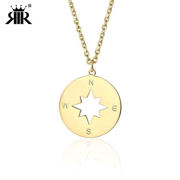 rir stainless steel compass necklace inspirational wanderlust jewelry college graduation gift for her be brave, Silver
rir stainless steel compass necklace inspirational wanderlust jewelry college graduation gift for her be brave, Silver