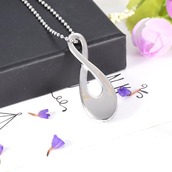 x018 big infinity stainless steel cremation jewelry for ashes keepsake, loss of love memorial urn cremation necklace, Silver
x018 big infinity stainless steel cremation jewelry for ashes keepsake, loss of love memorial urn cremation necklace, Silver