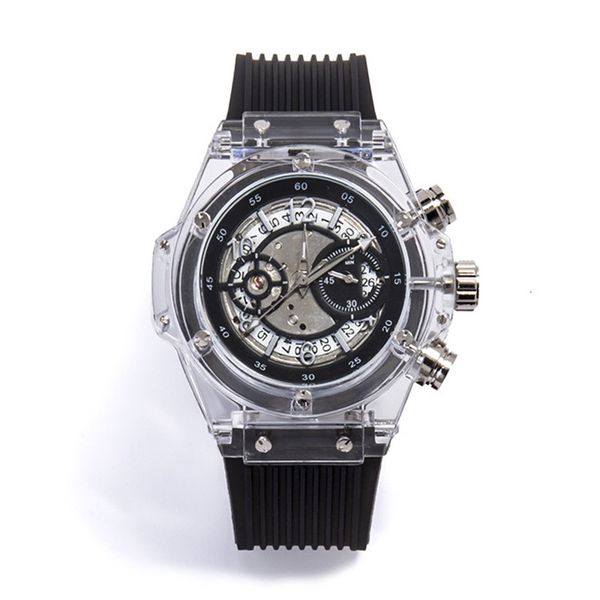 fashion simple transparent tape calendar automatic mechanical watch personality couple watch men and women waterproof explosion, Slivery;brown
fashion simple transparent tape calendar automatic mechanical watch personality couple watch men and women waterproof explosion, Slivery;brown