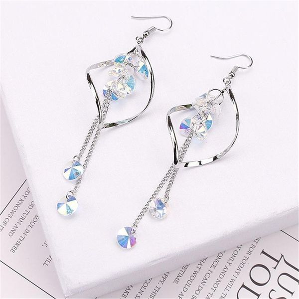 new arrivals alloy trendy geometric women dangle earrings long tassel earrings korean simple personality jewelry for female gift, Silver
new arrivals alloy trendy geometric women dangle earrings long tassel earrings korean simple personality jewelry for female gift, Silver