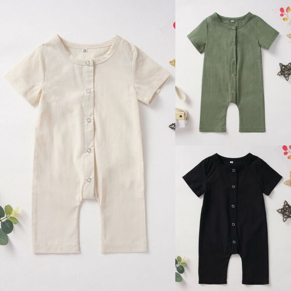 newborn infant baby boy girls button romper jumpsuit playsuit sunsuit clothes summer short sleeve baby clothing, Blue
newborn infant baby boy girls button romper jumpsuit playsuit sunsuit clothes summer short sleeve baby clothing, Blue