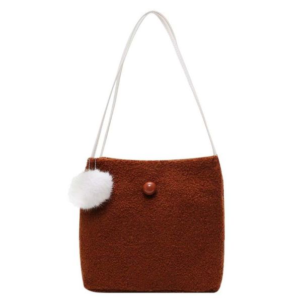 fashion casual classic durable portable plush women handbag simple pompom shoulder shopping bucket bag elegant totes
fashion casual classic durable portable plush women handbag simple pompom shoulder shopping bucket bag elegant totes