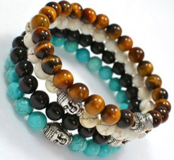 sn0044 est 8mm tiger eye white blue stone black stone mens buddha bracelet natural stretch bracelet, Golden;silver
sn0044 est 8mm tiger eye white blue stone black stone mens buddha bracelet natural stretch bracelet, Golden;silver