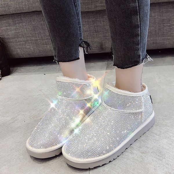 rimocy shiny crystal chunky platform boots women comfort flat with plush warm snow boots woman non slip winter shoes female, Black
rimocy shiny crystal chunky platform boots women comfort flat with plush warm snow boots woman non slip winter shoes female, Black