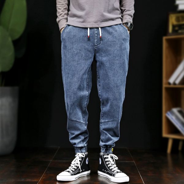 casual loose ankle length jeans fashion men jeans solid color men streetwear large size s-4xl 5xl 6xl 7xl, Blue
casual loose ankle length jeans fashion men jeans solid color men streetwear large size s-4xl 5xl 6xl 7xl, Blue