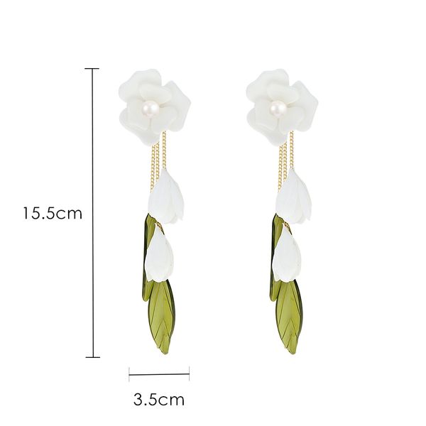 tassel long temperament simple wild three-dimensional flower personality earrings female j190628, Golden
tassel long temperament simple wild three-dimensional flower personality earrings female j190628, Golden