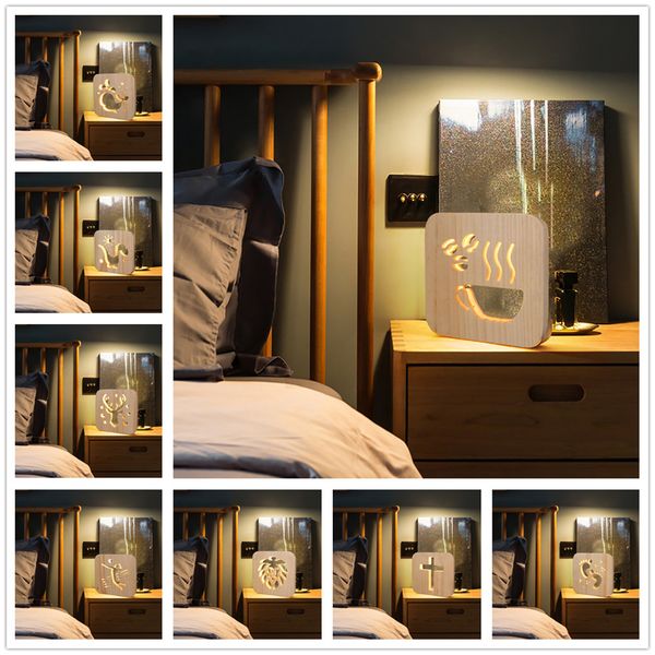 2019 new deer head 3d wood night light 8 styles lamp wooden carved hollow night light usb led light for children room decoration
2019 new deer head 3d wood night light 8 styles lamp wooden carved hollow night light usb led light for children room decoration