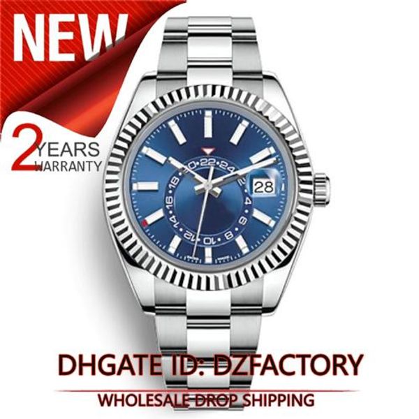 watch mens automatic mechanical 42mm blue watch black stainless steel sky-dweller full function small dial date calendar working wristwatch, Slivery;brown
watch mens automatic mechanical 42mm blue watch black stainless steel sky-dweller full function small dial date calendar working wristwatch, Slivery;brown