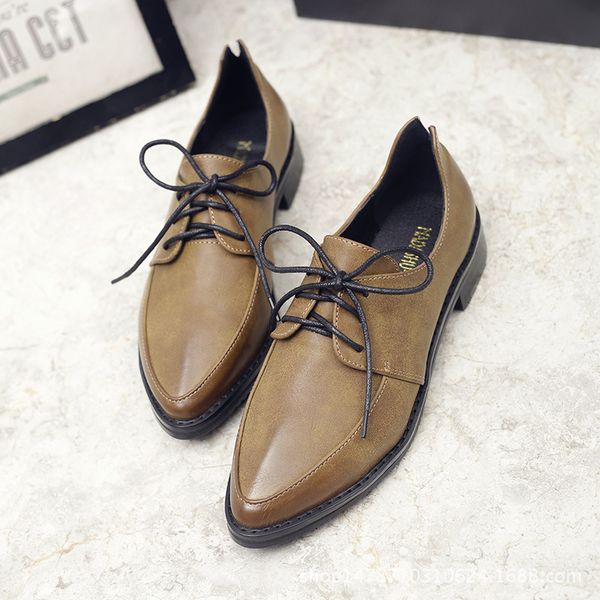 shoes on heels british style pointed toe casual female sneakers oxfords women's shallow mouth preppy leather retro lace-up, Black
shoes on heels british style pointed toe casual female sneakers oxfords women's shallow mouth preppy leather retro lace-up, Black