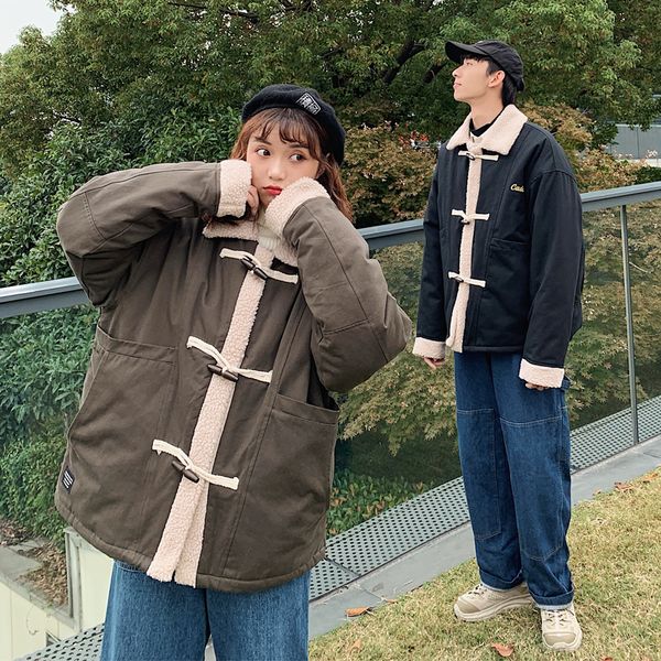 new autumn/winter 2019 slim-fitting, thickened, multi-pocket padded coat, loose and casual lapel style youth men's wear, Black
new autumn/winter 2019 slim-fitting, thickened, multi-pocket padded coat, loose and casual lapel style youth men's wear, Black