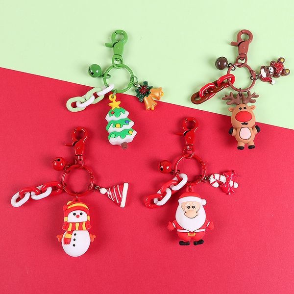 2019 new pvc santa claus snowman tree reindeer keychains key holder christmas gifts women car bag decor key ring chaveiro, Silver
2019 new pvc santa claus snowman tree reindeer keychains key holder christmas gifts women car bag decor key ring chaveiro, Silver