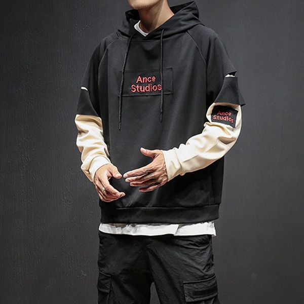 men's hoodies & sweatshirts fake two pieces mens hoodie patchwork aesthetic hip hop loose pullover hoody harajuku oversized male clothi, Black
men's hoodies & sweatshirts fake two pieces mens hoodie patchwork aesthetic hip hop loose pullover hoody harajuku oversized male clothi, Black
