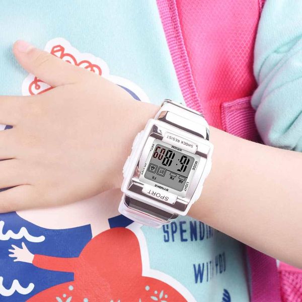 children student electronic watch simple multicolor luminous alarm waterproof multifunctional pu material strap #0717, Blue
children student electronic watch simple multicolor luminous alarm waterproof multifunctional pu material strap #0717, Blue