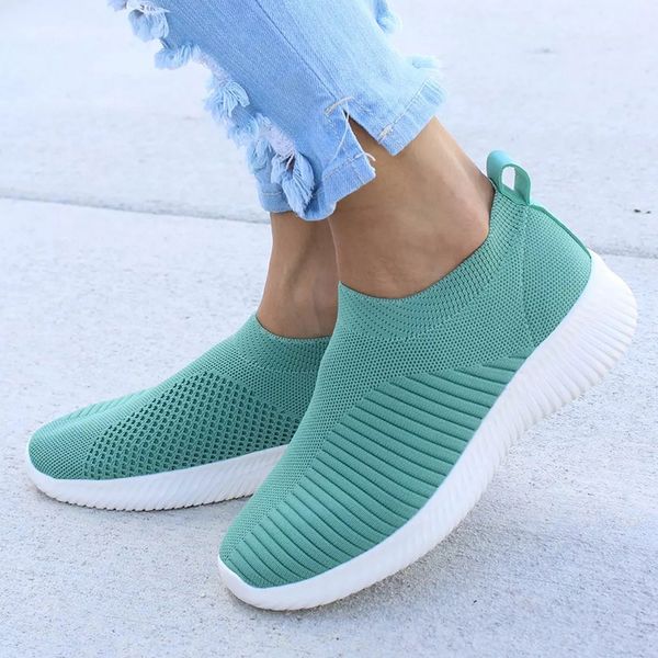 women shoes knitting sock sneakers women spring summer slip on flat shoes plus size loafers flats walking krasovki famela, Black
women shoes knitting sock sneakers women spring summer slip on flat shoes plus size loafers flats walking krasovki famela, Black