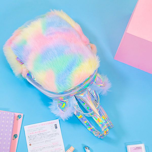 dhl 2 colors unicorn plush laser backpack girls mini double shoulder backpacks student bag women travel outdoor bags party gift m128f
dhl 2 colors unicorn plush laser backpack girls mini double shoulder backpacks student bag women travel outdoor bags party gift m128f