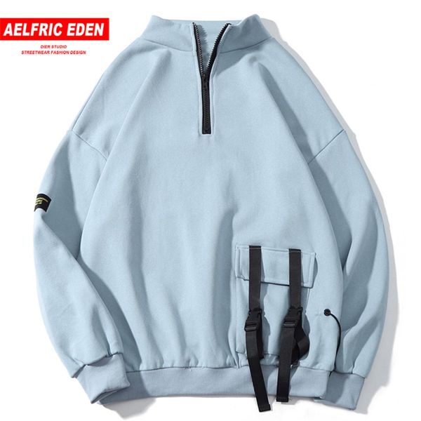 aelfric eden hip hop solid ribbon pockets letter printed men sweatshirts 2019 autumn harajuku casual cotton pullover streetwear, Black
aelfric eden hip hop solid ribbon pockets letter printed men sweatshirts 2019 autumn harajuku casual cotton pullover streetwear, Black