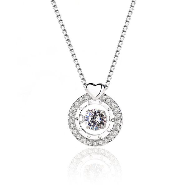 fashion- sterling silver necklace heart shaped micro-inlaid swarovski crystal drop pendant
fashion- sterling silver necklace heart shaped micro-inlaid swarovski crystal drop pendant