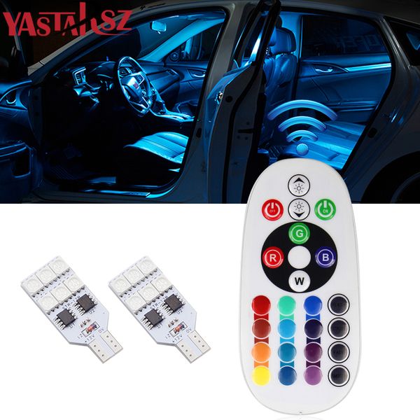 1set smd rgb t10 194 168 w5w car reading wedge light lamp 12 led 16 colors led bulb with remote controller flash/strobe
1set smd rgb t10 194 168 w5w car reading wedge light lamp 12 led 16 colors led bulb with remote controller flash/strobe