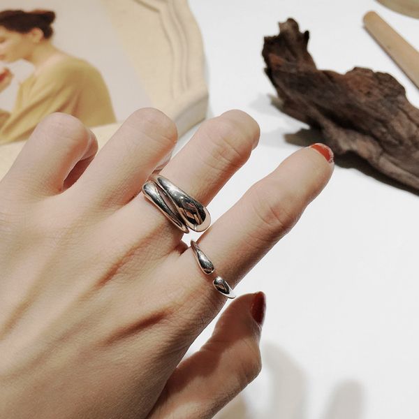 south korea dongdaemun s925 fine silver retro fashion water droplet cross ring women's forefinger cool simple ins fashion, Golden;silver
south korea dongdaemun s925 fine silver retro fashion water droplet cross ring women's forefinger cool simple ins fashion, Golden;silver