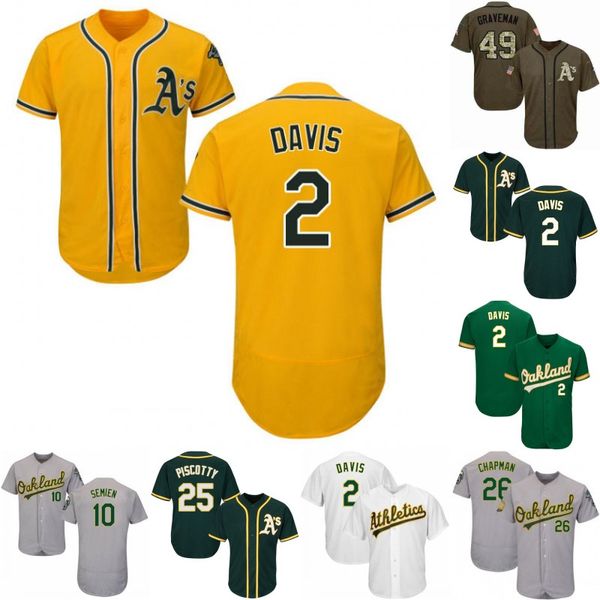 Oakland 2 Khris Davis 12 Kendrys Morales 10 Marcus Semien 8 Robbie Grossman 26 Matt Chapman 49 Skye Bolt Athletics Baseball Jerseys
Oakland 2 Khris Davis 12 Kendrys Morales 10 Marcus Semien 8 Robbie Grossman 26 Matt Chapman 49 Skye Bolt Athletics Baseball Jerseys