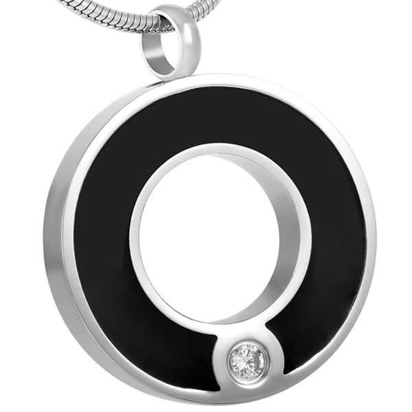 airaz015 eternal circle of life mini stone inlay pet/ human cremation pendant jewelry ashes holder locket for women, Silver
airaz015 eternal circle of life mini stone inlay pet/ human cremation pendant jewelry ashes holder locket for women, Silver