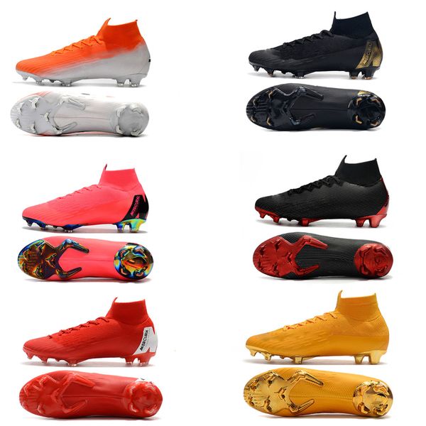 mercurial superfly vi soccer shoes 360 elite fg kj 6 xii 12 cr7 se ronaldo neymar mens women boys outdor football boots cleats us3-11, Black
mercurial superfly vi soccer shoes 360 elite fg kj 6 xii 12 cr7 se ronaldo neymar mens women boys outdor football boots cleats us3-11, Black