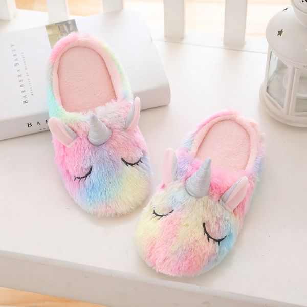 unicorn slipper multicolor cortoon rainbow cozy home indoor warm cartoon plush slippers women animal house shoes, Black
unicorn slipper multicolor cortoon rainbow cozy home indoor warm cartoon plush slippers women animal house shoes, Black