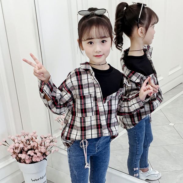 girls clothes plaid shirt + jeans children boutique clothing set kids outfits 2019 spring fall autumn 2 to 13 years, Blue;gray
girls clothes plaid shirt + jeans children boutique clothing set kids outfits 2019 spring fall autumn 2 to 13 years, Blue;gray