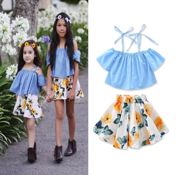 wholesale kids designer clothes girls sets baby fashion suits girls harness shirts +floral tutu skirt 2pcs set girls outfits by1429, White
wholesale kids designer clothes girls sets baby fashion suits girls harness shirts +floral tutu skirt 2pcs set girls outfits by1429, White