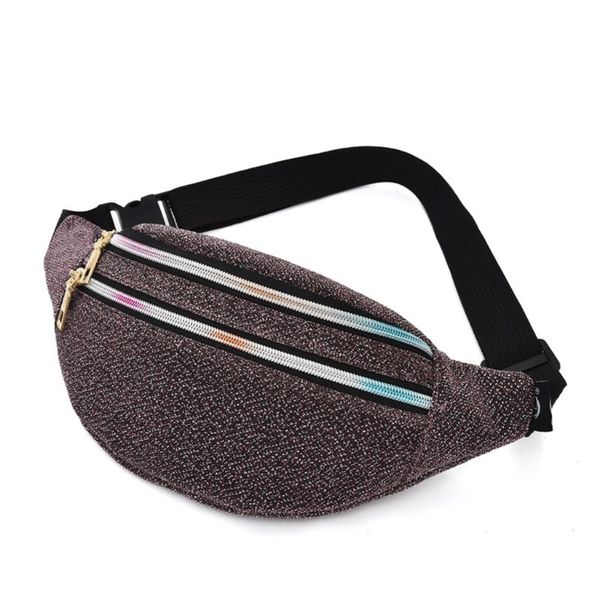 double zipper waist bag shiny gold gauze pocket purse mobile phone holder pack travel shopping chest bag
double zipper waist bag shiny gold gauze pocket purse mobile phone holder pack travel shopping chest bag
