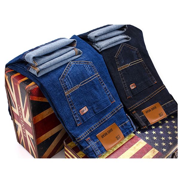 sulee brand men spring autumn stretch denim jeans man elastic casual slim jean pants male quality jeans homme, Blue
sulee brand men spring autumn stretch denim jeans man elastic casual slim jean pants male quality jeans homme, Blue