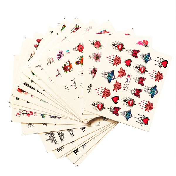 24pcs nail stickers water transfer adhesive decals jewel flower full stickers watermark nail art decoration manicure tattoo tips, Black
24pcs nail stickers water transfer adhesive decals jewel flower full stickers watermark nail art decoration manicure tattoo tips, Black